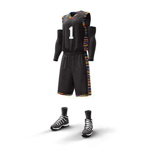 Haute Qualité Personnalisé Sublimation Basketball Jersey Respirant Sportswear Uniformes 100% Polyester Tissu Basketball Uniforme Hommes - Product Image 5