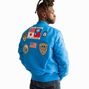 Veste de plein air chaude d'hiver en laine/polyester Letterman à la mode coupe-vent décontracté de haute qualité Stand personnalisé pour hommes - Product Image 4