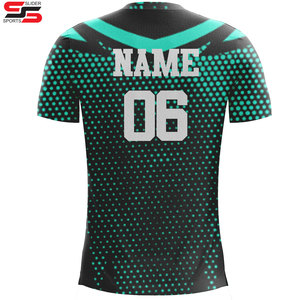 Camiseta de fútbol para adultos de 100% poliéster personalizada al por mayor, camisetas para hombres, uniforme de fútbol, kit de fútbol juvenil, camiseta de fútbol y Camiseta corta - Product Image 2