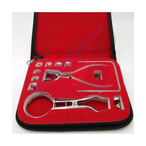 El último kit de abrazaderas de presa de goma Dental de acero, fuente de alimentación Manual, instrumentos de cirugía Dental - Product Image 1