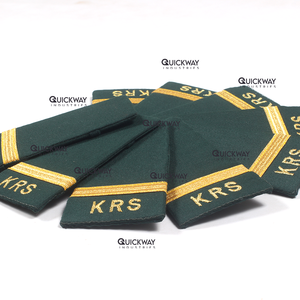 QUICK WAY INDUSTRIES - Epaulettes de Uniforme Ceremonial Personalizadas de Fábrica con Pliegues de Hombro Personalizados, Accesorios de Rango para Uniforme - Product Image 2