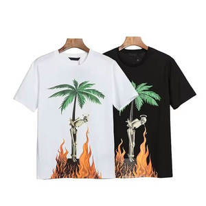 Dtg Print Street-Wear Graphic Tees Camiseta en blanco Tallas grandes Ropa de hombre Nuevo logotipo personalizado de alta calidad Algodón puro - Product Image 5