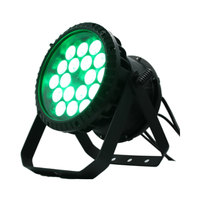 Extérieur DMX 4in1 Étanche RGBW LED Par IP65 Tête Mobile Stage Light UV Faisceau avec 18*10W Cob Aluminium et PVC Corps 3W Puissance