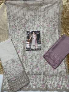 Nouvelle fête pakistanaise porter lourd Georgette Salwar Kameez robe de mariée broderie vêtements pour dames mariages salwar - Product Image 6