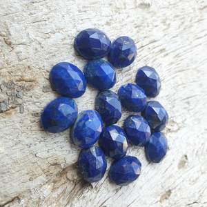Haute Qualité Bleu Lapis Lazuli Gemmes En Vrac En Gros Personnalisable Taille Et Forme Coupe Cabochon Hexagone Pierre Naturel Lapis Lazuli - Product Image 2