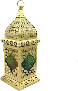 Home Decoration <b>Lantern</b> Jar Antique Candlestick Holders Taper <b>Brass</b> Metal Candle Holder Gold Wholesale Manufacturer Supplier - Product Image 1
