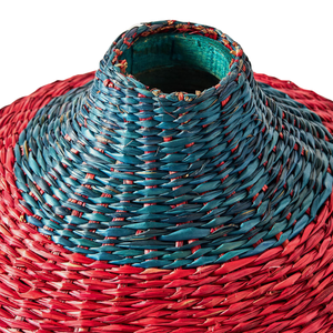 Vase à fleurs décoratif moderne en jonc de mer tressé, fait main en porcelaine de haute qualité, fabriqué au Vietnam, pour toutes occasions, vente en gros - Product Image 3