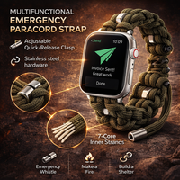 Bracelet de montre Apple en nylon tressé style unique, haute couture, respirant, 38mm 42mm, accessoires pour montre connectée