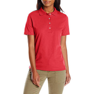 Camiseta de polo de algodón 100% Unisex para mujer, Camiseta de punto de alta calidad personalizable de manga corta, antiretráctil antiarrugas, sólido para hombres - Product Image 1