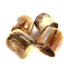 Rond de serviette en corne ronde Design Meilleure vente pour la maison Hôtel et restaurant Décoration de table Design Porte-serviettes à un prix raisonnable - Product Image 4