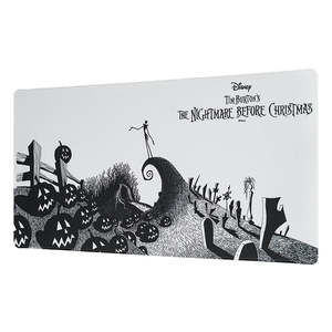 Tapis de jeu Nightmare Before Christmas XL, tapis de souris carré personnalisé imprimé avec recharge sans fil RGB, style chauffant, en stock ! - Product Image 1