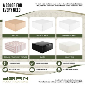 Caja Rígida Cuadrada de Papel Kraft, Contenedor de Alimentos Personalizable, Diferentes Tamaños y Colores - Product Image 4