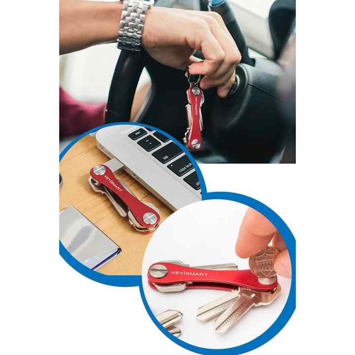 Buffer Practical Smart Keychain Key Organizer Apparatus