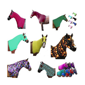 Cubierta de caballo de licra, protector completo de barbilla al pecho - Product Image 4