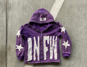 Sudadera con capucha corta lavada con ácido personalizada, ropa de calle, MOQ bajo, ropa de moda, Sudadera con capucha bordada, sudaderas con capucha de Hip Hop Unisex hechas en PK - Product Image 5