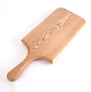 Juego al por mayor de tres tablas de cortar de madera orgánicas naturales ligeras a precios económicos para uso en la cocina - Product Image 3