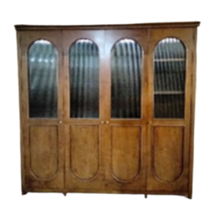 Furniture <b>Wardrobes</b> Size 210X60X210 Main Material Solid Teak Wood With Glass Doors Stylish Modern Design Economical Price - Product Image 6