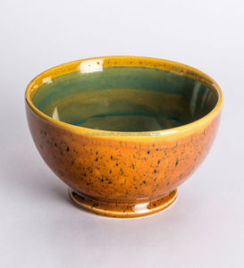 Rough Ceramic Soup Bowl Small Design Multi Color Cheap Salad Noodle Style Hand Painted Home Decor Serving Bowls Gift Set - Product Image 3