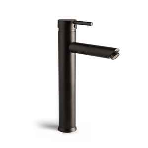Mitigeur de lavabo FIEMME à bec haut en noir mat pour salles de bain - Product Image 1