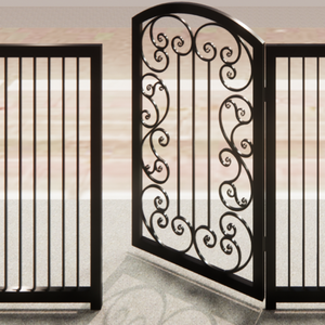 Diseño de Puerta de Hierro Premium para el Hogar con Resistencia a la Oxidación, Modelado 3D Ecológico, Características Arquitectónicas Modernas - Product Image 5