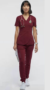 Ensemble d'uniformes de gommage en coton Polyester pour femmes | Ensembles d'uniformes de gommage pour personnel d'infirmière | Logo personnalisé - Product Image 5