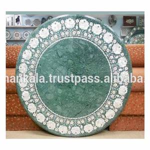 Main Vert Marqueterie De Marbre Table Top - Product Image 1