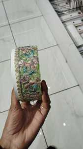 Rubans floraux brodés blancs sur mesure pour les créateurs de vêtements et les magasins de dentelle pour la revente - Product Image 3