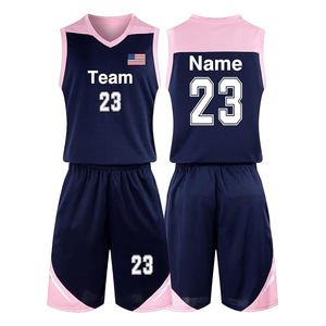 High Quality BSCI Sublimation Men's Sportswear Customized Polyester <b>Basketball</b> Uniform Plus Size Includes Logo Name Wholesale - Product Image 5