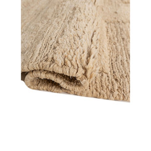 Alfombras de Yute y Cáñamo Anudadas a Mano Hula, Beige y Marrón con Patrón Geométrico para Uso Doméstico-Px-1898 - Product Image 2