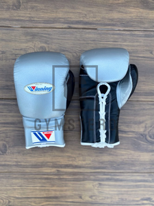 GYMSTERO Ensemble de boxe professionnel en cuir personnalisable de qualité supérieure, avec protège-doigts intégral, réglable par fermeture auto-agrippante et lacets, pour arts martiaux - Product Image 2