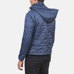 Chaqueta Cortavientos Acolchada Azul con Capucha Alps, Casual, de Cuero Tejido, con Cierre de Cremallera, Impermeable, Tallas XS-6XL, Primavera-Otoño - Product Image 5