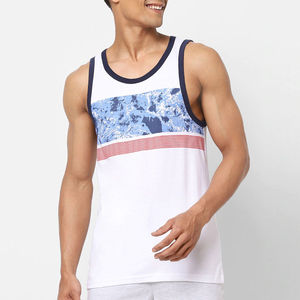 Novedad 2024: Chaleco Deportivo Personalizado para Hombre, Tejido Transpirable, Diseño Sólido, Estilo Urbano, Poliéster/Algodón, para Venta en Línea - Product Image 1