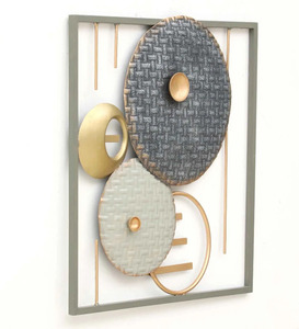 Décoration murale de luxe de haute qualité beau décor à la maison suspendu Art mural métal en laiton aluminium fer Art - Product Image 3