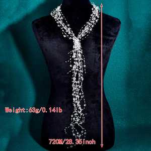 Bridella BHP538 Bandeau en cristal argenté avec fleurs en perles Ajustement confortable pour les mariages et les événements formels Design élégant Touming - Product Image 5