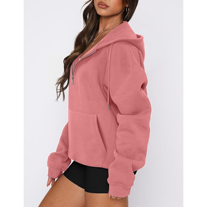 Sudaderas con capucha bonitas de algodón coreano degradado de manga larga diarias gráficas, sudaderas de cuello redondo de moda para mujer - Product Image 3