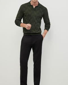 Cómoda sudadera suéter para hombre 100% suave polar Casual pulóver Streetwear Slim Fit con logotipo personalizado para ropa de invierno - Product Image 4