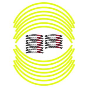 Kit de Adhesivos Fluorescentes Amarillos para Ruedas de 17 Pulgadas, Compatible con la Motocicleta BMW S1000 XR, Ideal para Decoración - Product Image 2