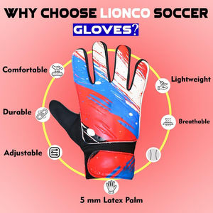 Gants de gardien de but en latex antidérapants respirants de haute qualité personnalisables pour l'entraînement sportif professionnel de football - Product Image 2