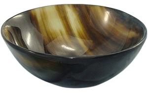 Cuenco de cuerno ligero hecho a mano, acabado pulido con bordes lisos para decoración estética del hogar de granja rústica Vintage - Product Image 2