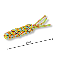 Corde en coton en forme de carotte, jouet à mâcher interactif d'entraînement pour animaux de compagnie, prix bon marché, directement de l'usine