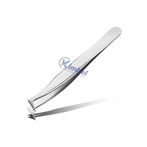 Pinzas de extensión de pestañas de manicura de etiqueta privada, pinzas de pestañas postizas rectas tipo A - Product Image 5