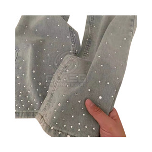 Pantalons en strass pour femmes Offre Spéciale fabriqués en usine en gros fabriqués au Pakistan pantalons en strass pour femmes de meilleure qualité pour les femmes - Product Image 6