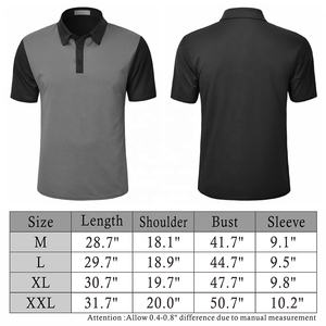 Camisetas de Hombre, Tejido Sólido, Liso, Antiarrugas, Secado Rápido, Diseño de Cuello en Contraste, Camisetas de Golf Henley, Nuevo Diseño, Secado Rápido - Product Image 3