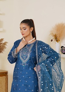 ชุดเดรสสไตล์อินเดีย & ปากีสถาน2025ชุดเดรสสไตล์ปากีสถานที่เย็บติดกันหรูหราสำหรับเทศกาลอีสเตอร์ - Product Image 5