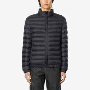 Veste d'hiver matelassée pour homme sur mesure en gros, de haute qualité, fermeture éclair, col montant, 100% polyester, manches longues, style décontracté - Product Image 1