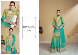 美しいパキスタンの<span class=keywords><strong>Salwar</strong></span> Kameez女性のための重い刺繍されたスーツDupatta伝統的な民族服パーティーと結婚式 - Product Image 2