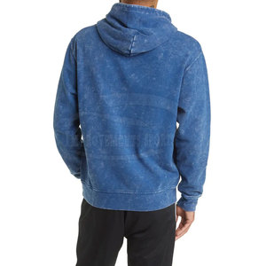 Calidad superior MOQ bajo Hombres Sudaderas con capucha lavadas con ácido Tallas grandes Ropa de moda Sudaderas con capucha lavadas con ácido - Product Image 4