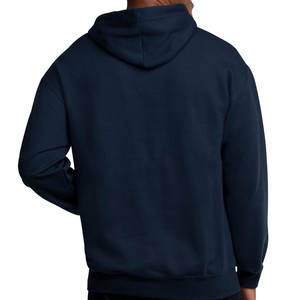 Sweats à capuche classiques pour hommes 100% coton brodés en polaire anti-boulochage épais pour l'hiver, vêtements d'extérieur chauds et confortables pour hommes - Product Image 3