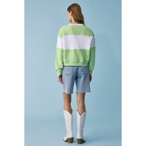 ETHIQUET PAYNE Sudadera oversize con cuello redondo para mujer - Product Image 5