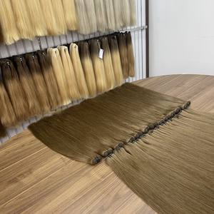 VENTA FLASH 100% Extensiones de cabello virgen vietnamita procesadas a granel Estilo de onda natural crudo - Product Image 3